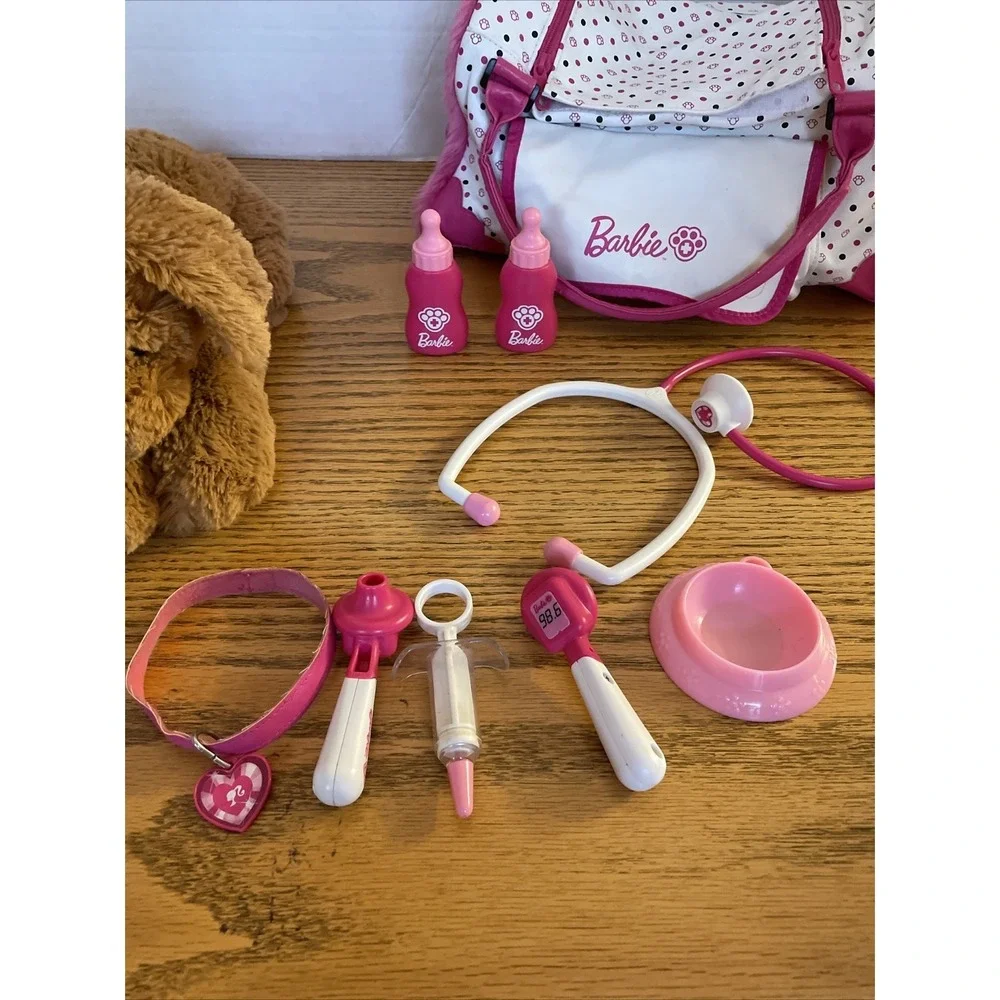 The Barbie Hug N Heal Pet Doctor‎ Kit & Barking Puppy Dog Toy Mattel Works 10'